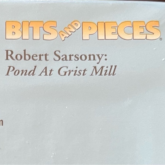 Bits And Pieces Robert Sarsony Pond At Grist Mill 1000 Piece Jigsaw Puzzle - Picture 9 of 9